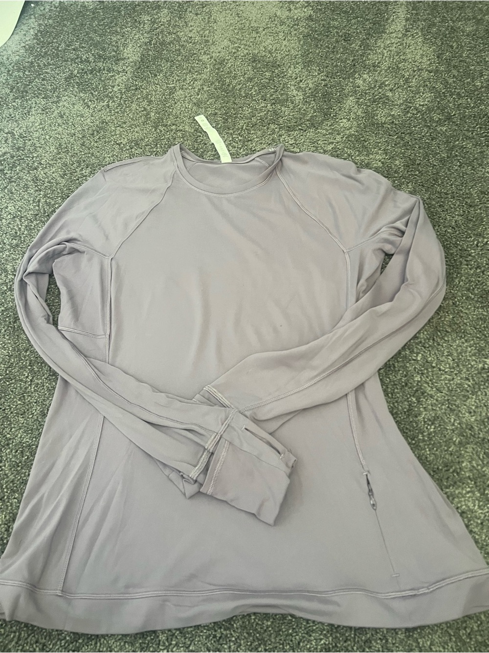 lululemon athletica Lavender Crew Neck Performance Top